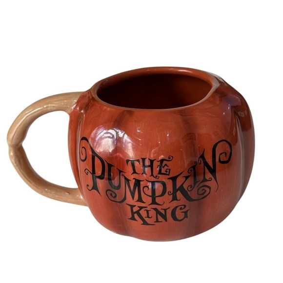 Disney Tim Burton Nightmare Before Christmas 22 ounce Jack o Lantern Pumpkin Mug - Picture 6 of 7